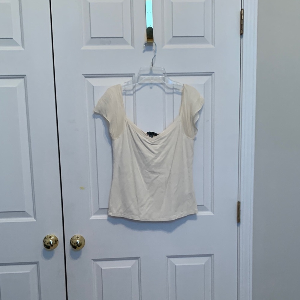 Elegant Cream Women's Top by Lauren, Ralph Lauren